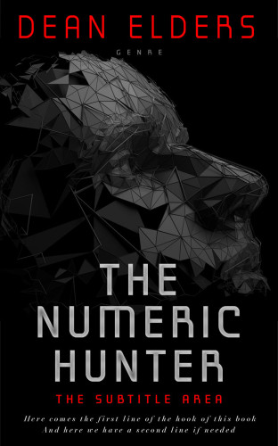 3D mockup of Cod Gray #6700 - Premade Science Fiction Book Cover