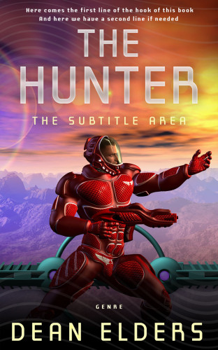 3D mockup of Copper Rust #6708 - Premade Science Fiction Book Cover