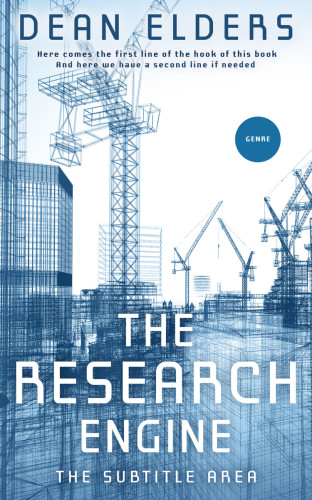 3D mockup of Wedgewood #6725 - Premade Business Book Cover