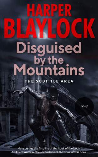 3D mockup of Ebony Clay #6732 - Premade Action & Adventure Book Cover