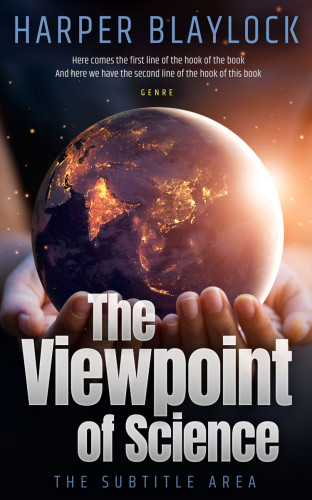 3D mockup of Clam Shell #6821 - Premade Science & Nature Book Cover