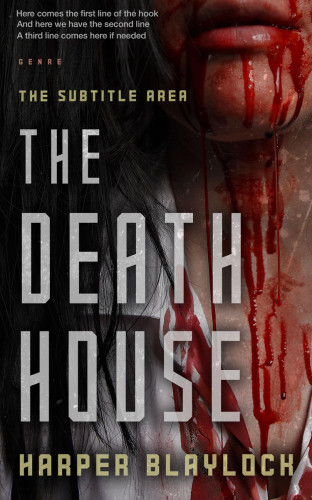 3D mockup of Gondola #6835 - Premade Horror Book Cover