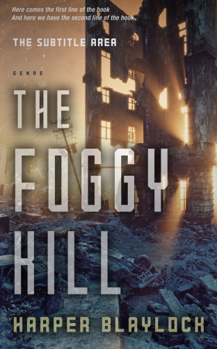 3D mockup of Ship Gray #6858 - Premade Apocalyptica Book Cover