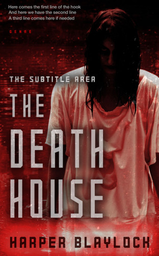 3D mockup of Coffee Bean #6865 - Premade Horror Book Cover