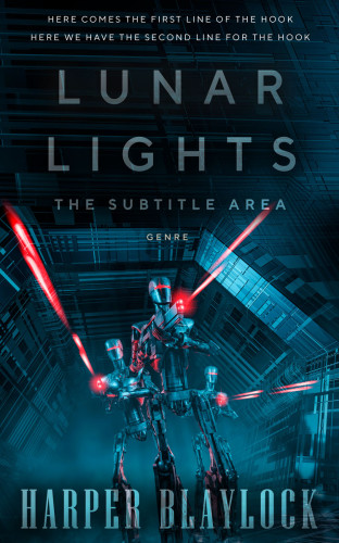 3D mockup of Black Pearl #6888 - Premade Science Fiction Book Cover