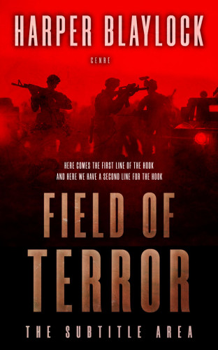 3D mockup of Alizarin Crimson #6911 - Premade Action & Adventure Book Cover