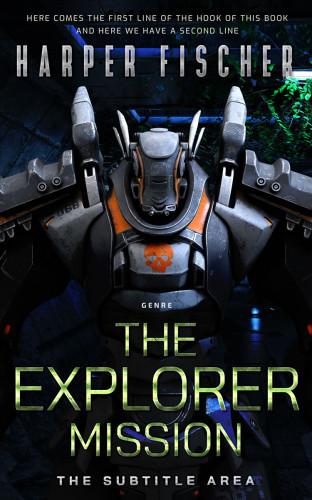 3D mockup of Bunker #7088 - Premade Science Fiction Book Cover