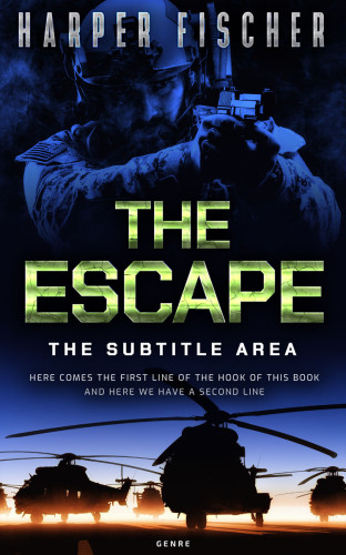 3D mockup of Thistle Green #7096 - Premade Apocalyptica Book Cover