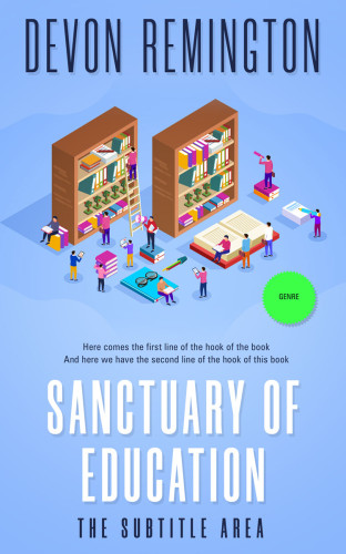 3D mockup of Malibu #7580 - Premade Business Book Cover | BookCoverZone