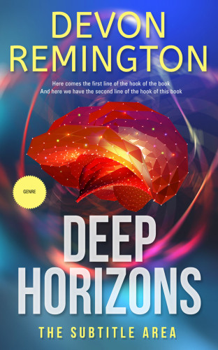 3D mockup of East Bay #7591 - Premade Abstract Book Cover