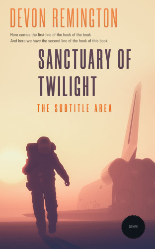 3D mockup of Eggplant #7615 - Premade Science Fiction Book Cover