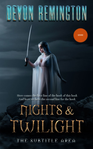 3D mockup of Mirage #7633 - Premade Fantasy Book Cover