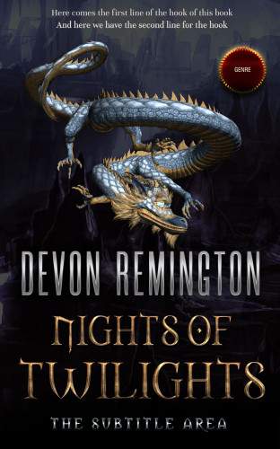 3D mockup of Woodsmoke #7640 - Premade Fantasy Book Cover