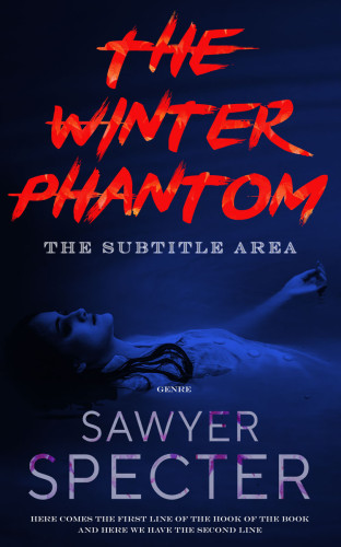 3D mockup of Blue Zodiac #7696 - Premade Horror Book Cover