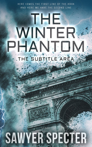 3D mockup of Oxford Blue #7707 - Premade Apocalyptica Book Cover