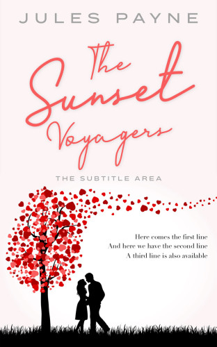 3D mockup of Vista White #7845 - Premade Romance Book Cover