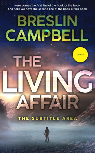 3D mockup of Tuna #7890 - Premade Science Fiction Book Cover