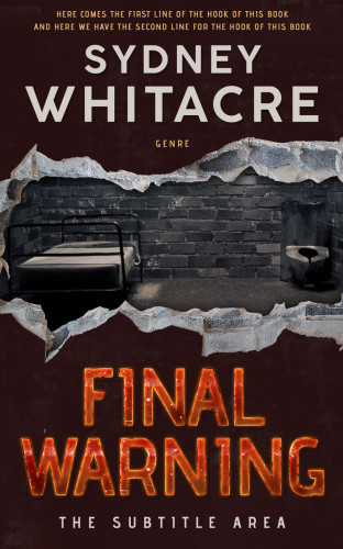 3D mockup of Cocoa Brown #8023 - Premade Mystery & Thriller & Suspense Book Cover