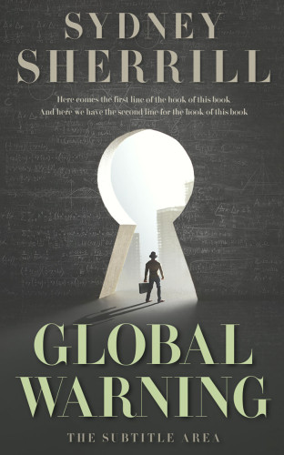 3D mockup of Fuscous Gray #8132 - Premade Abstract Book Cover