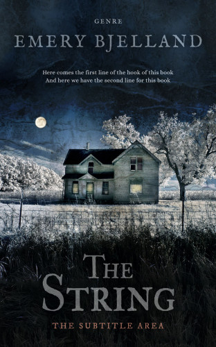 3D mockup of Bunker #8240 - Premade Horror Book Cover