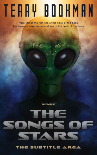 3D mockup of Antique Brass #8251 - Premade Science Fiction Book Cover