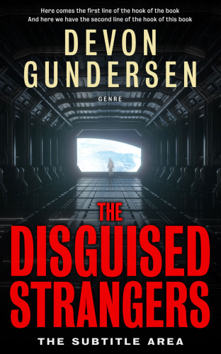 3D mockup of Cinnabar #8376 - Premade Science Fiction Book Cover