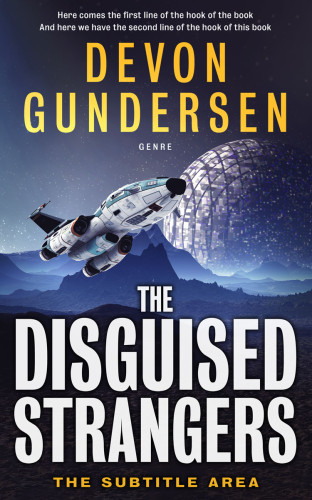 3D mockup of Bone #8378 - Premade Science Fiction Book Cover