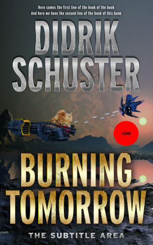 3D mockup of Outer Space #8431 - Premade Apocalyptica Book Cover