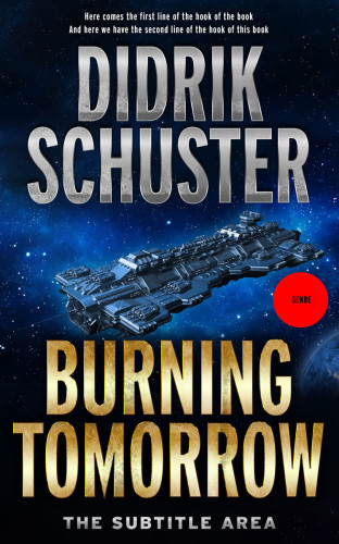 3D mockup of Firefly #8436 - Premade Science Fiction Book Cover