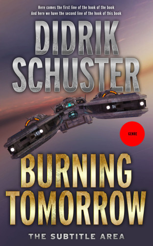 3D mockup of Mortar #8440 - Premade Science Fiction Book Cover