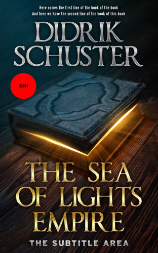 3D mockup of Shark #8442 - Premade Fantasy Book Cover