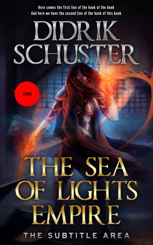 3D mockup of Steel Gray #8444 - Premade Fantasy Book Cover