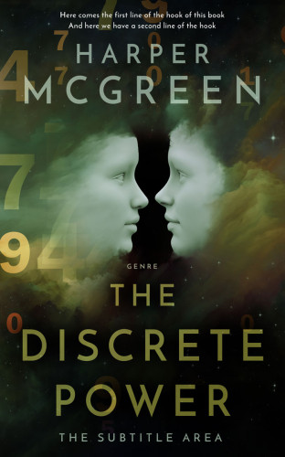 3D mockup of Rangoon Green #8469 - Premade Abstract Book Cover