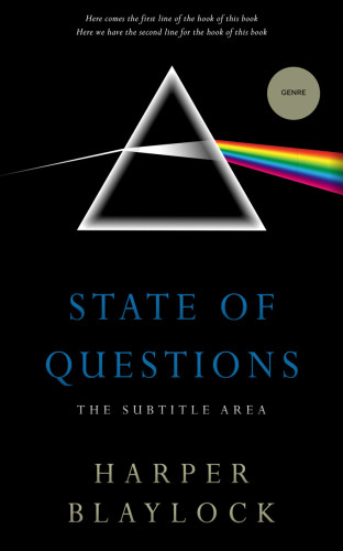 3D mockup of Black #8476 - Premade Abstract Book Cover