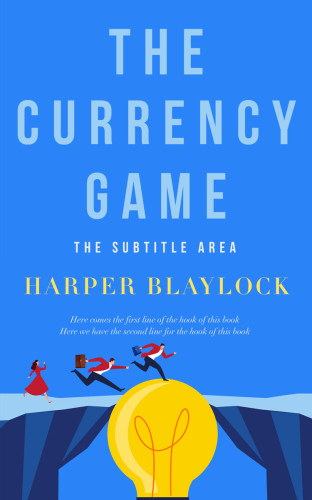 3D mockup of Dodger Blue #8482 - Premade Self-Improvement & Self-Help Book Cover