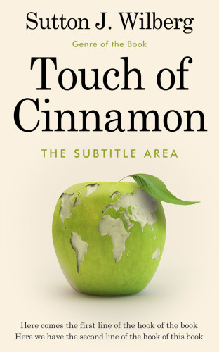 3D mockup of Quarter Spanish White #8567 - Premade Abstract Book Cover