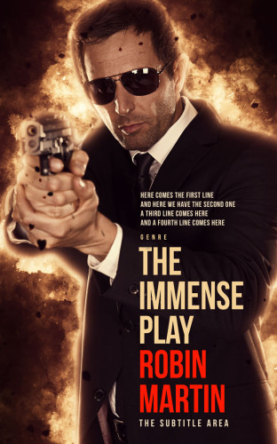 3D mockup of Whiskey #8714 - Premade Mystery & Thriller & Suspense Book Cover