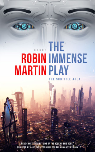 3D mockup of Swiss Coffee #8726 - Premade Science Fiction Book Cover