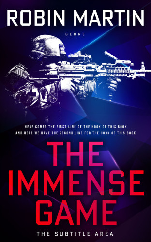 3D mockup of Black Rock #8782 - Premade Mystery & Thriller & Suspense Book Cover