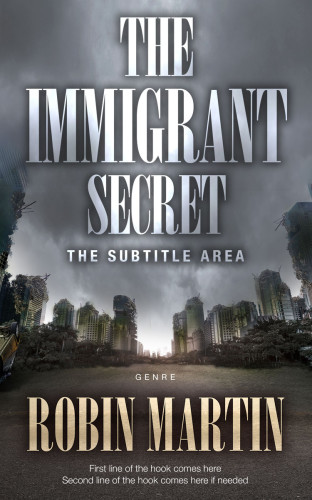 3D mockup of Abbey #8845 - Premade Mystery & Thriller & Suspense Book Cover