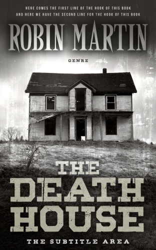 3D mockup of Mist Gray #8855 - Premade Horror Book Cover