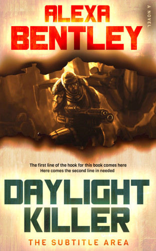 3D mockup of Wheat #8945 - Premade Science Fiction Book Cover