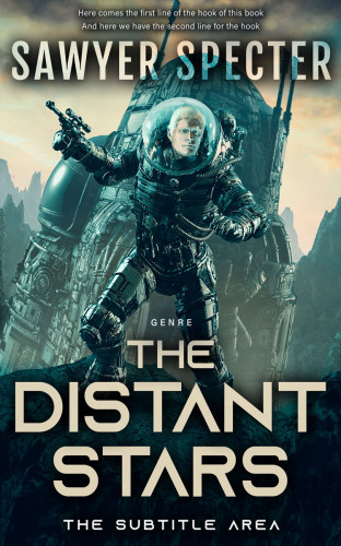 3D mockup of Te Papa Green #9142 - Premade Science Fiction Book Cover