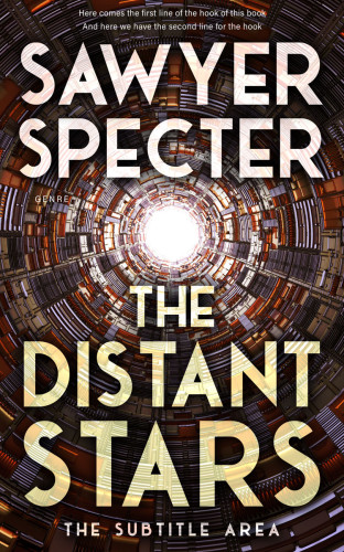 3D mockup of Grain Brown #9153 - Premade Apocalyptica Book Cover