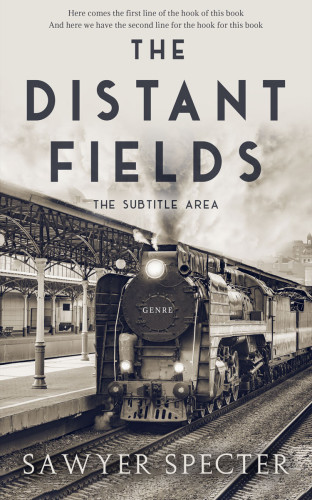 3D mockup of Tuna #9186 - Premade Historical Book Cover