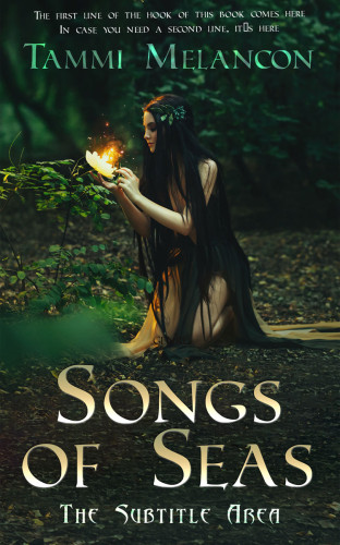 3D mockup of Log Cabin #9238 - Premade Fantasy Book Cover