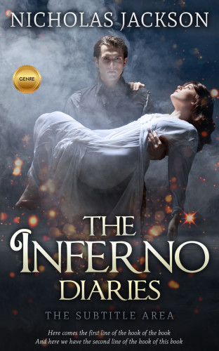 3D mockup of Tuna #9253 - Premade Fantasy Book Cover | BookCoverZone