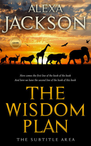 3D mockup of Old Gold #9268 - Premade Science & Nature Book Cover