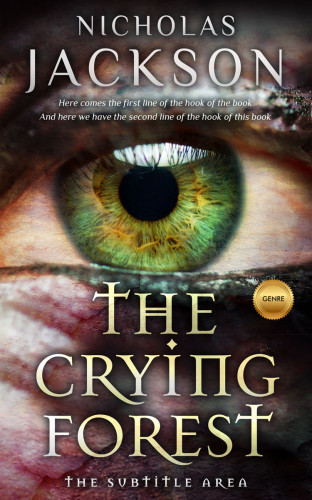 3D mockup of Cocoa Brown #9283 - Premade Horror Book Cover