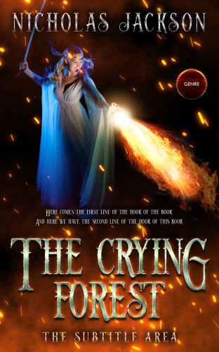 3D mockup of Whiskey #9294 - Premade Fantasy Book Cover